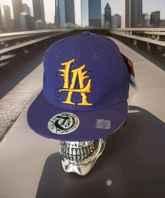TOWNZ*L A*SKULL WEAR*CAP GENUINE HAT*PURPLE 7 1/4*USA***NEU