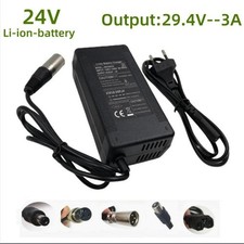 24V Li-ion Battery Charger 29.4V3A charger 24V XLR 3pins XLR/GX16/DC5.5