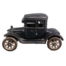 Antique A. C. Williams Cast Iron 1930s Model T Doctors Coupe