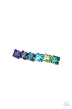 Prismatically Pinned - MULTI-COLORED Paparazzi Jewelry Bobby Pin Hair Clip