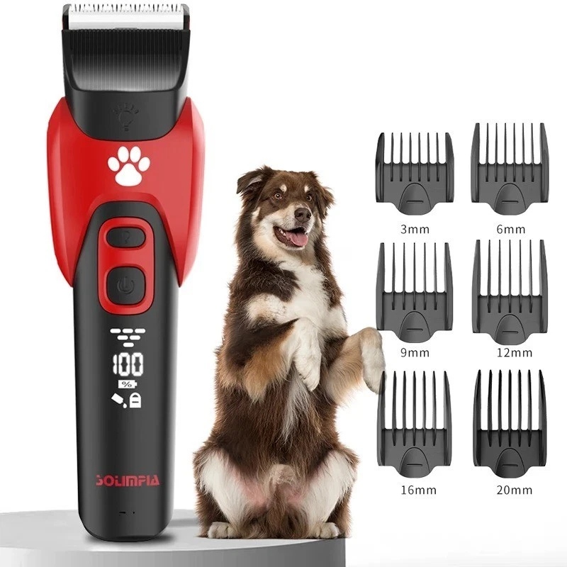 Electric Professional Pet Hair Clipper Big Dog Trimmer Shaver Rechargeable UK
