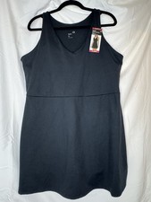 GapFit Active Tank Dress Black XL with Built-In Shorts and Hidden Pocket NWT