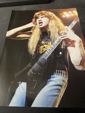 DAVE MUSTAINE & NIKKI SIXX  ORIGINAL ADVERT/ POSTER/CLIPPING