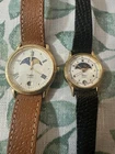 Vintage Timex T Cell Moon Phase His And Her Watches