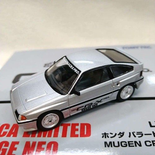 Miniature Tomica Premium Honda Ballade Sports CR-X (1ère) - Voiture Collection Japonaise