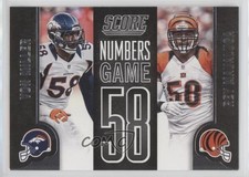 2014 Score Numbers Game Von Miller Rey Maualuga #NG45 0w8