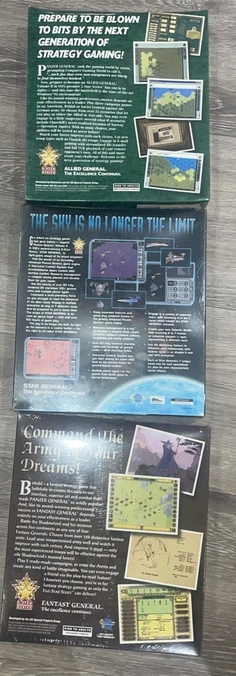 Big Box Factory Sealed Lot X3: Fantasy General | Star general | Allied General - Image 4 of 4