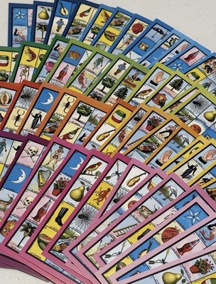 56 Cartas Chicas Lotería Mexicana