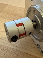 4 Stück Klauenkupplung | Wellenkupplung flexibel 8 auf 6,35mm | 25x20mm