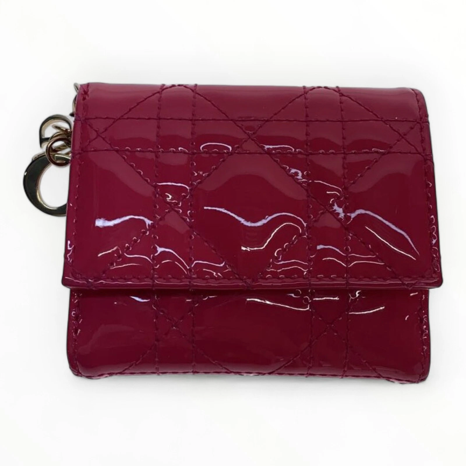 Portefeuille Christian Dior Cannage matelassé triple pli 41 MA 0272 9584