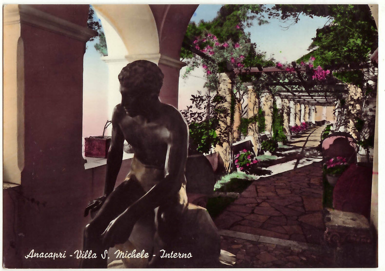 ANACAPRI - NAPOLI - VILLA S. MICHELE - INTERNO -14194-