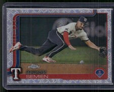 2025 Topps Chrome #27 Marcus Semien Lightboard Logo Base Variations