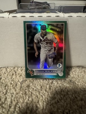 Taijuan Walker 2022 Topps Series 1 1st Edition Green #/150 #312 Mets