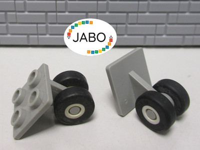 (D18/1/1) LEGO 2x bb0164c01 Airplane Landing Gear Vintage Light Gray 6339 6544