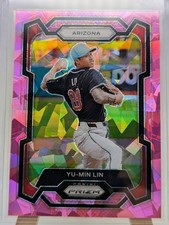 2024 Panini Prizm Yu-Min Lin #228 Pink Ice Prizm (RC)