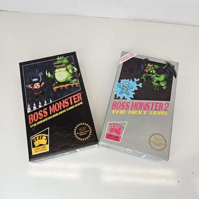 Boss Monster 1 & 2  Dungeon Building Card Game Expansion The Next Level