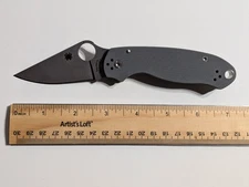 Spyderco Para 3 PM3 G-10 Gray MAXAMET Factory Second C223GPDGY New Free Shipping