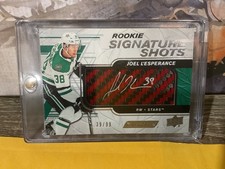 2019-20 Engrained Rookie Signature Shots Red Stick /99 Joel L'esperance Auto RC