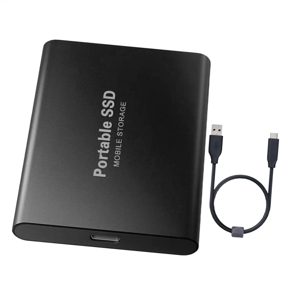 2 TB externe Festplatte SSD Disk Speicher USB 3.0 HDD für PC Laptop Telefon - Bild 3 von 4