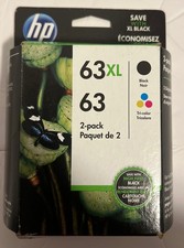 HP 63XL Black  Tricolor 2 Pack Ink Cartridge
