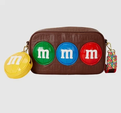 Loungefly x M&M'S Candies Scented Crossbody Bag with Yellow Coin Pouch - Image 1 of 3