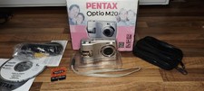 Pentax Optio M20 7.0MP Compact Digital Camera Silver Tested Working