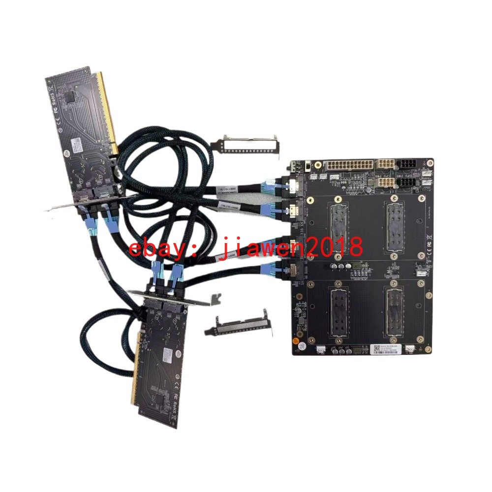 External NVIDIA V100 SXM2 300G NVlink interconnect Dual Card 2