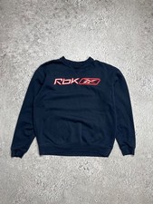 Vintage Reebok RBK Navy Sweatshirt with Embroidered Logo