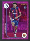 2023 Topps Merlin UEFA UCC Lamine Yamal RC Rookie Pink Mojo 14/275