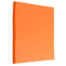 Ultra Orange 50 Sheets Premium Colored Copy Paper 8.5x11 Standard Letter Size