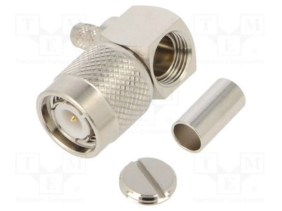 Stecker 50Ω Steckverbinder: TNC vergoldet 90°-Winkel männlich