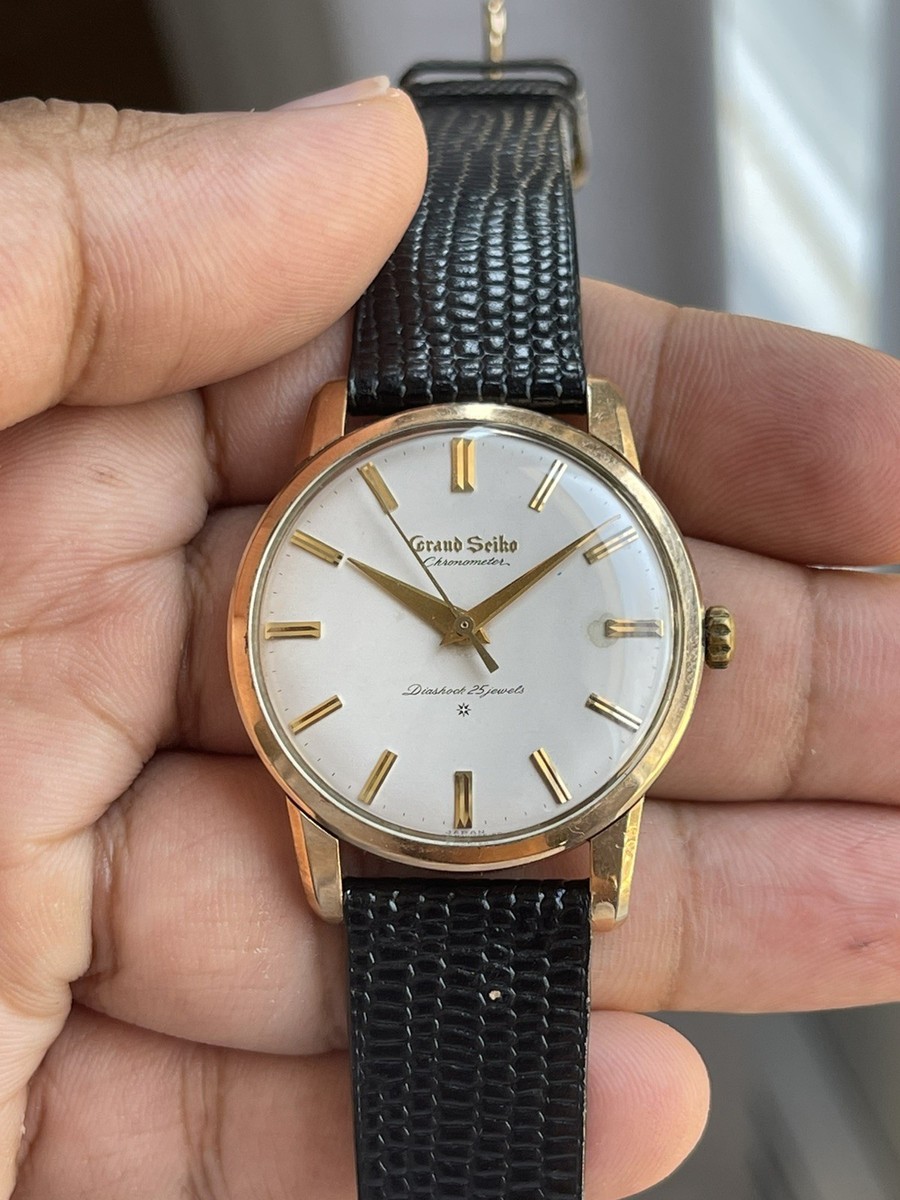 Langkawi　グランドセイコーj14070 Grand Seiko First Chronometer J14070 Cal.3180 14K GF vintage watch
