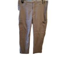 Carhartt Pants C56418 Rugged Flex Ripstop Straight Cargo Gray Mens Pants Large