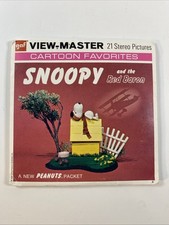 View Master 3 Reel Set -SNOOPY AND THE RED BARON - Packet B544