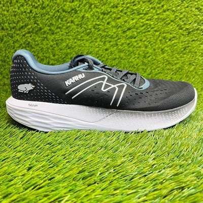 Karhu Ikoni Ortix Mens Size 8.5 Black White Blue Athletic Running Shoes Sneakers