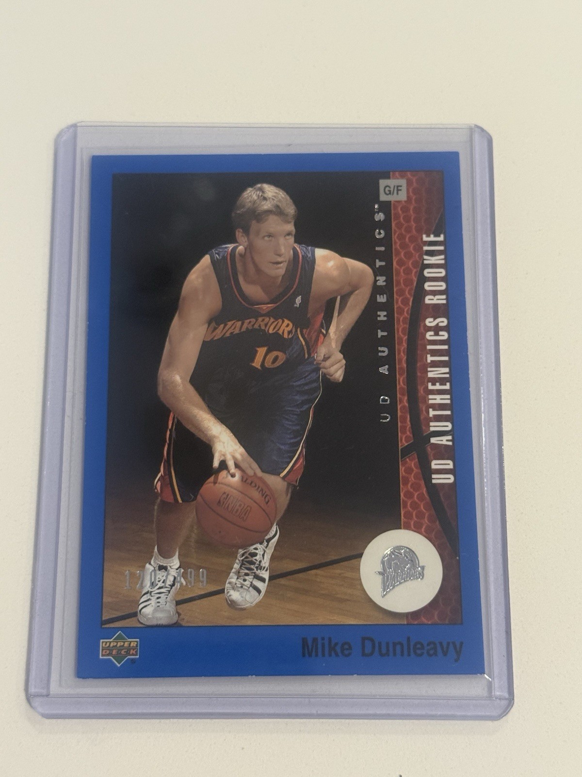 2002-03 Mike Dunleavy Upper Deck Authentics #130 Blue Rookie /499