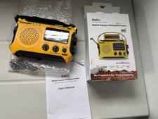 Kaito KA500 AM FM Shortwave Solar Crank Emergency Weather Alert Radio Yellow
