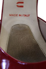 Miu Miu Womens Patent Leather Slip-On Heeled Sandals Red Size 9.5 — photo 6