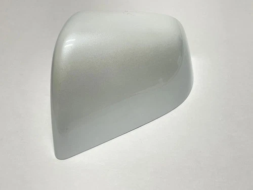 20-24 Tesla Model Y Front Left Side View Mirror Skull Cap Cover  OEM White