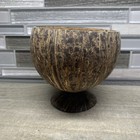 Handcrafted Coconut Drinking Cup Tiki Mug One Of A Kind From Roatan Honduras — photo 4