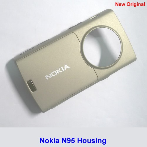 100% Genuine New Original Nokia N95 Middle + Back Cover Fascia Housing - Sand - Picture 4 of 6