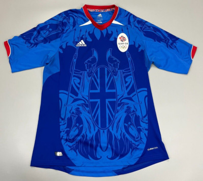 2011-2012 TEAM GB OLYMPIC HOME SHIRT FUSSBALL TRIKOT ADIDAS GRÖSSE L LARGE