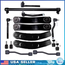 15 Front Upper Lower Control Arms Tie Rod Ends For 1999-2004 Jeep Grand Cherokee