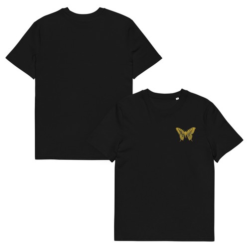 Unisex organic cotton t-shirt Butterfly by Blink Friction - Picture 6 of 13