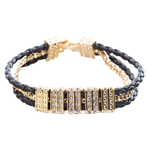 ROYAL DISNEY COUTURE Watch Black Baguette Rhinestone Crystal 