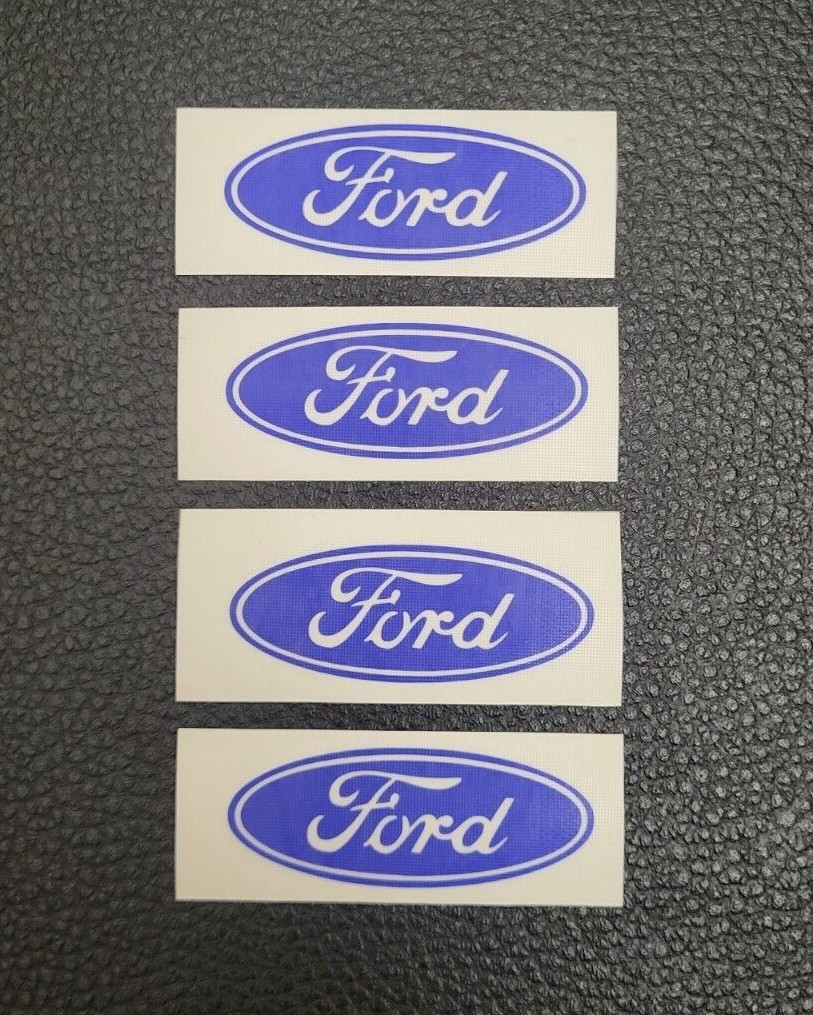 FORD WHEEL RIM CENTER CAP LOGO DECAL EMBLEM STICKER SET x4 Many Sizes