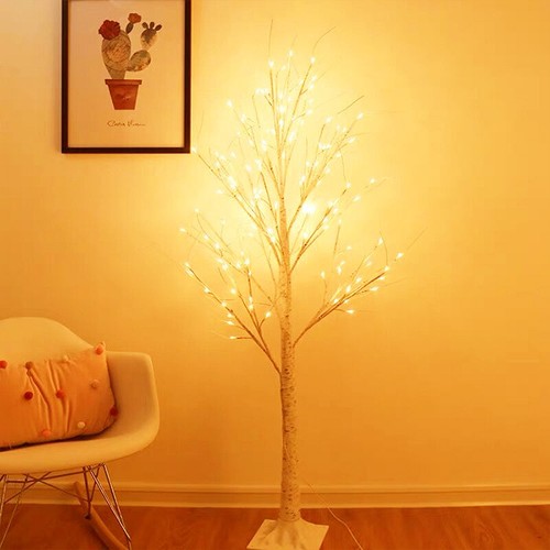 90/180cm LED Twig Birch Table Lamp Tree Light Up Holiday Xmas Lights Decoration - Picture 14 of 17