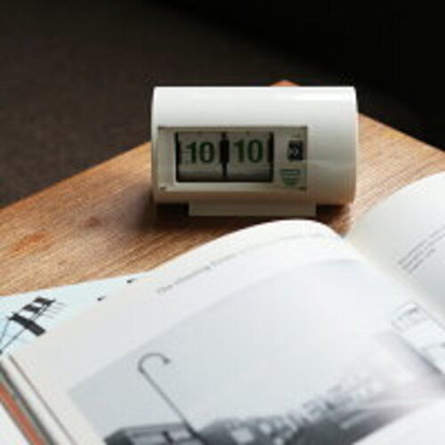 TWEMCO PENCO desk Flip clock AP-28 JF064 White W Analog TWEMCO PENCO desk Flip clock AP-28 JF064 White W Analog