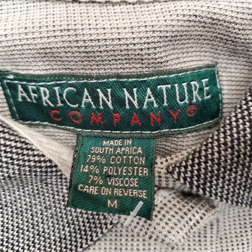 African Nature company Top Women Medium Beige Sleeveless Polo Safari Wear Travel - 第 4/10 張圖片