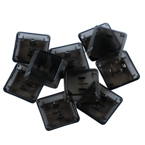 10Pcs 1u Grid Blank Black Backlit Replacement Keycaps _t - Photo 8/10